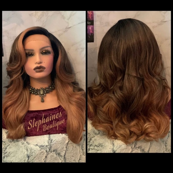 Human Hair blended lace front wig - Picture 11 of 12